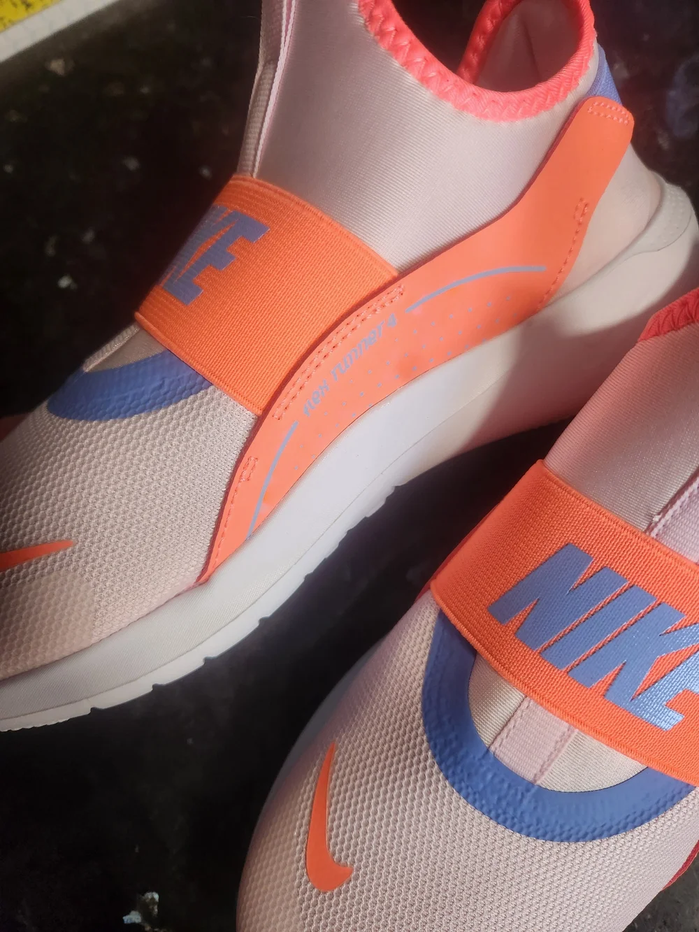Nike Kids' Pink & Coral Slip-On Athletic Shoes